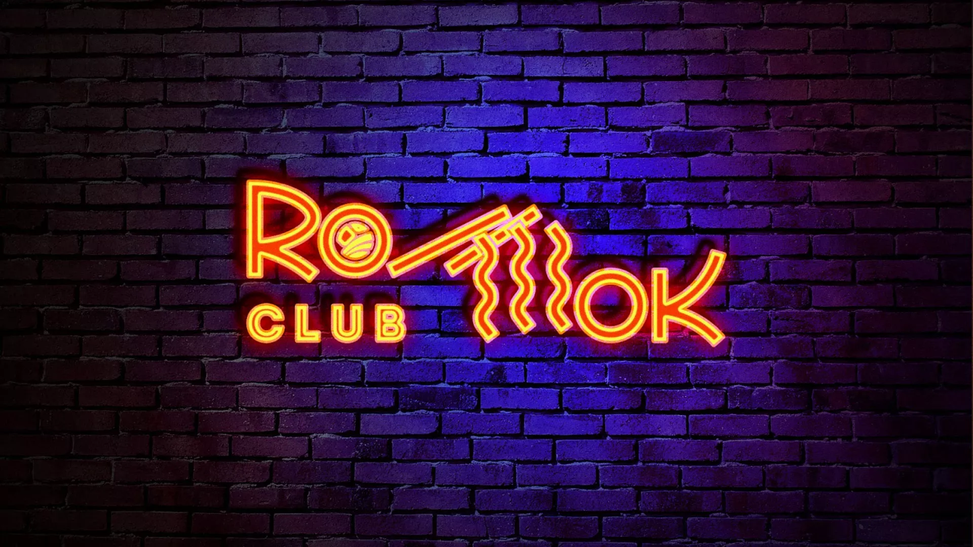Разработка интерьерной вывески суши-бара «Roll Wok Club» в Николаевске-на-Амуре